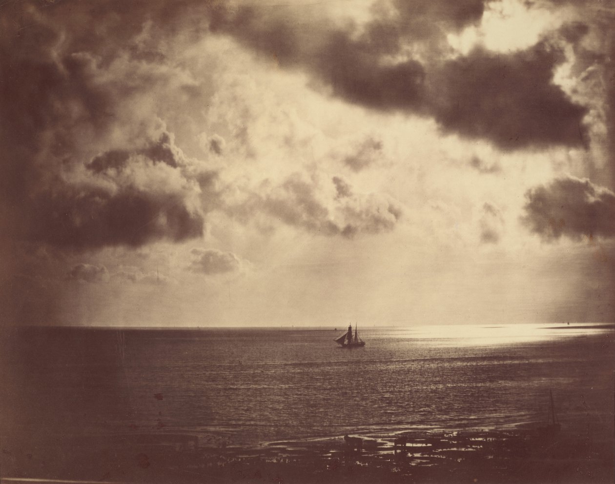 Brigg auf dem Wasser von Gustave Le Gray