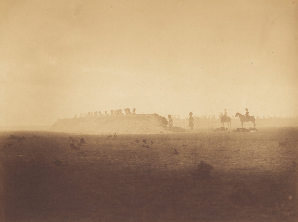 Drillformation, Camp de Châlons von Gustave Le Gray