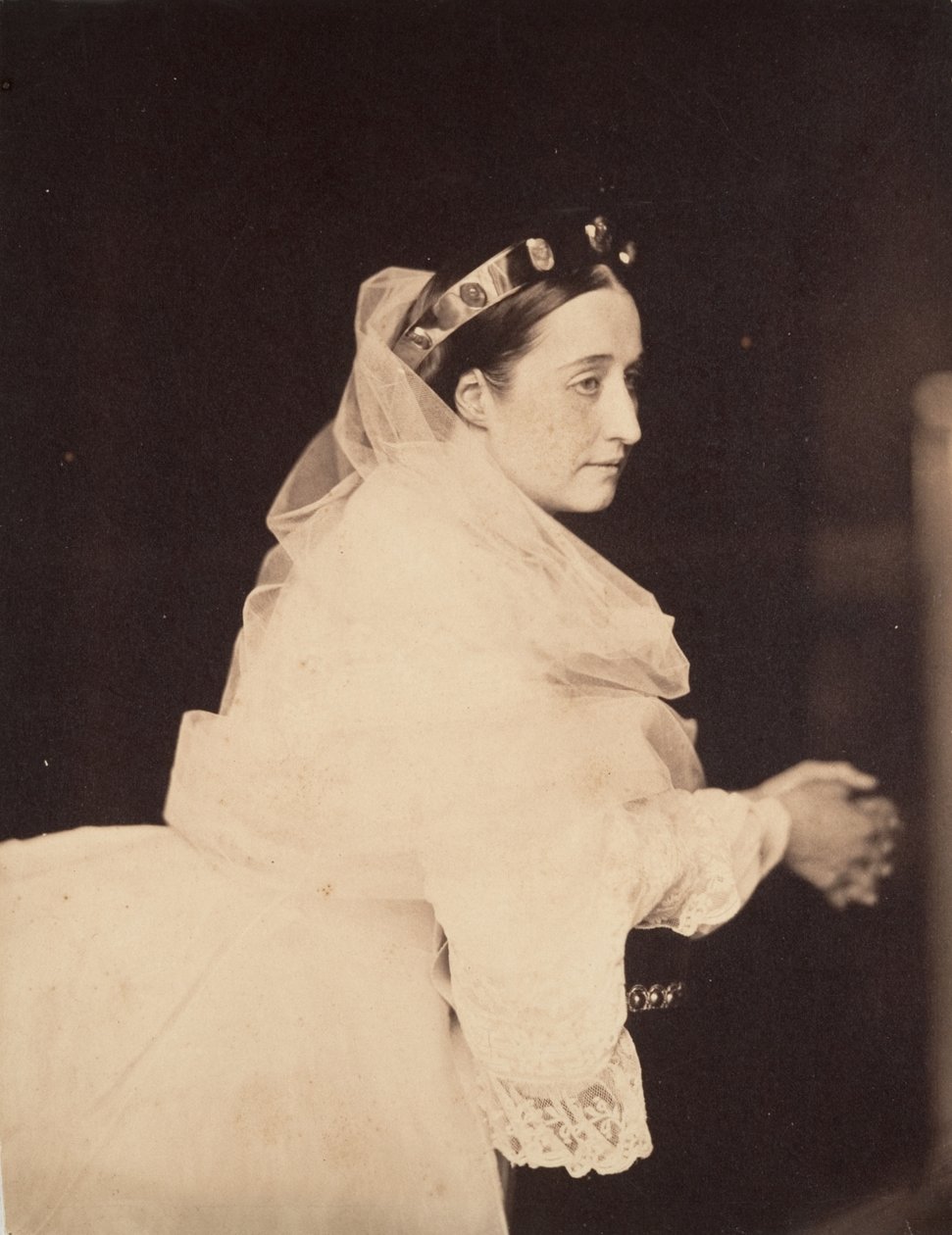 Die Kaiserin Eugénie im Gebet von Gustave Le Gray