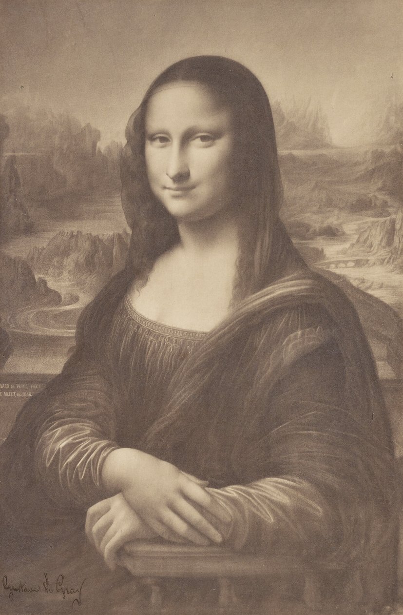 [Millets Zeichnung der Mona Lisa] von Gustave Le Gray
