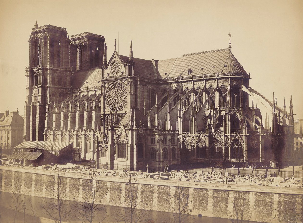 Kathedrale Notre-Dame de Paris von Gustave Le Gray