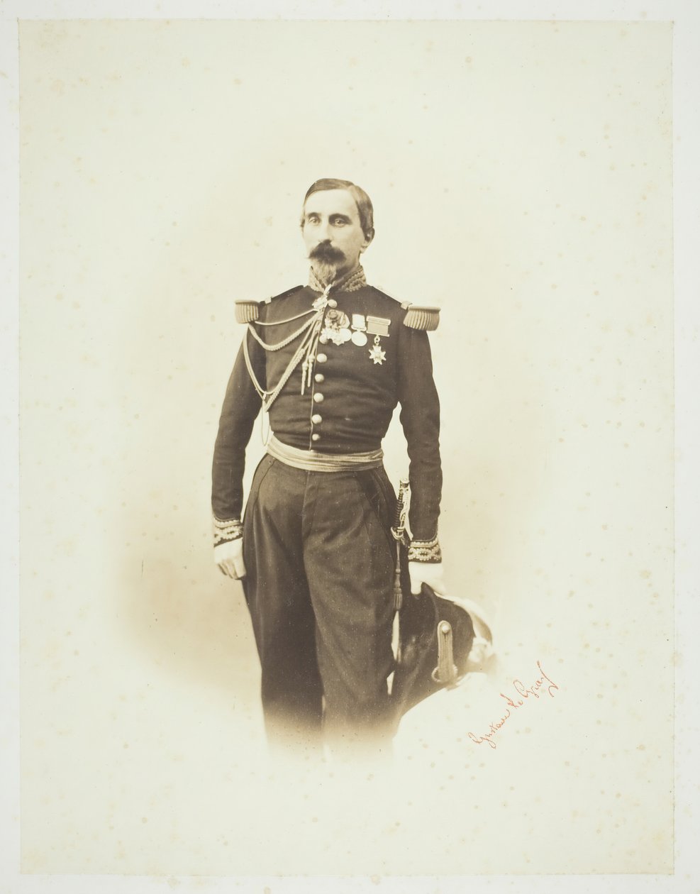 Ohne Titel [Französischer Offizier], 1857 von Gustave Le Gray