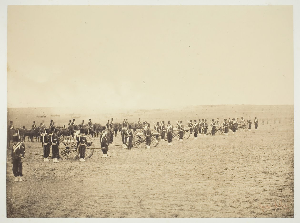 Ohne Titel [Artillerie], 1857 von Gustave Le Gray