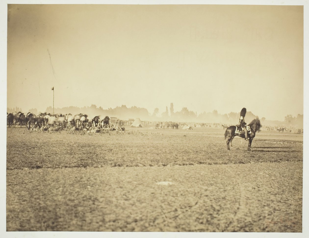 Ohne Titel [Kavallerie], 1857 von Gustave Le Gray