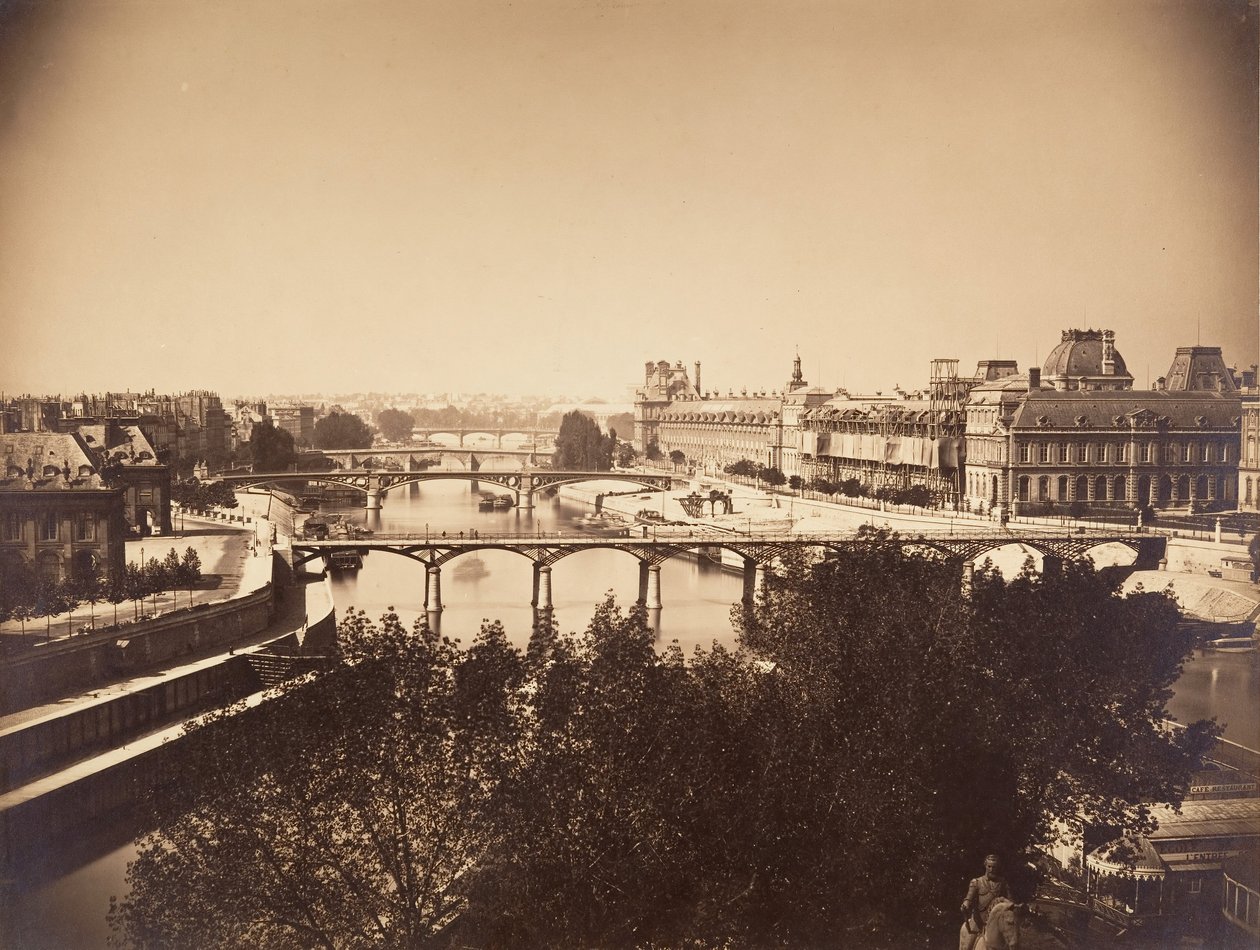 Ansicht der Seine, Paris, 1857 von Gustave Le Gray