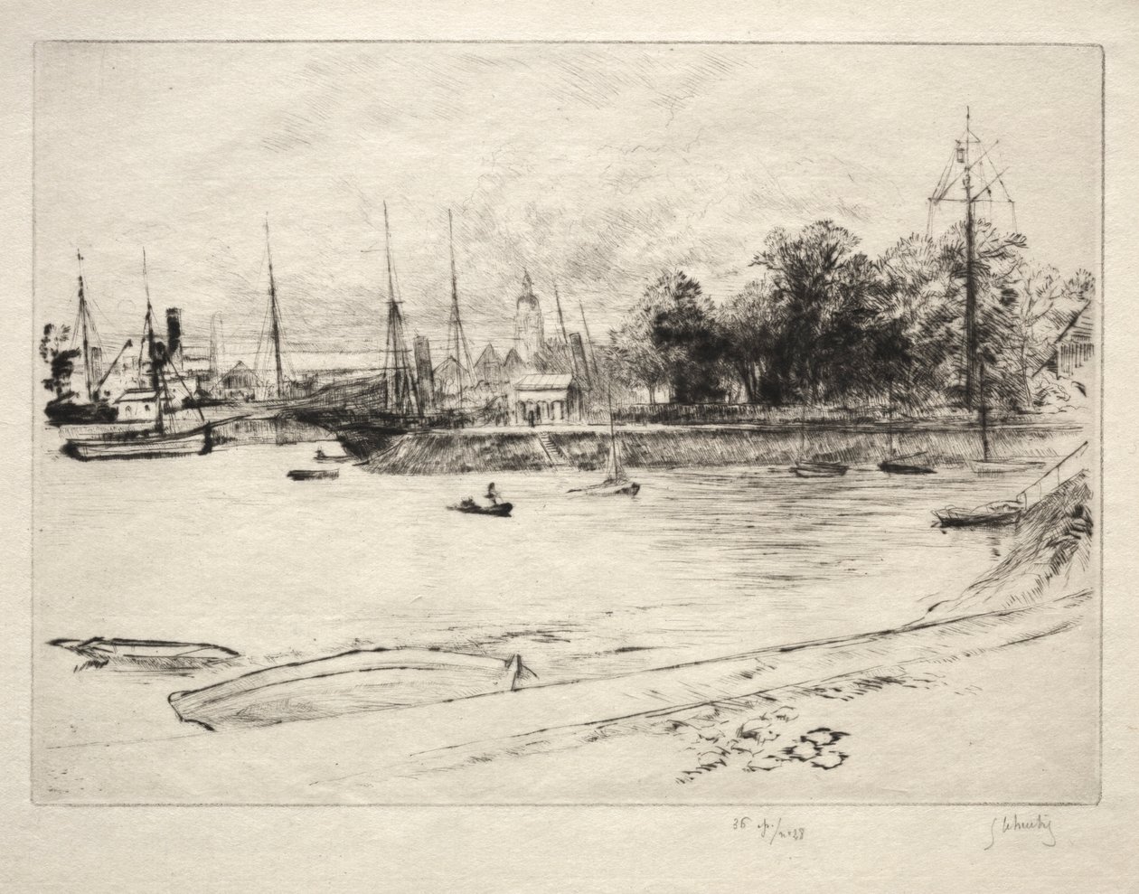 Der Garten des Semaphors von Gustave Leheutre