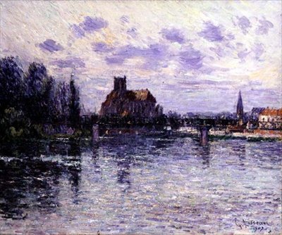 Kathedrale von Auxerre von Gustave Loiseau