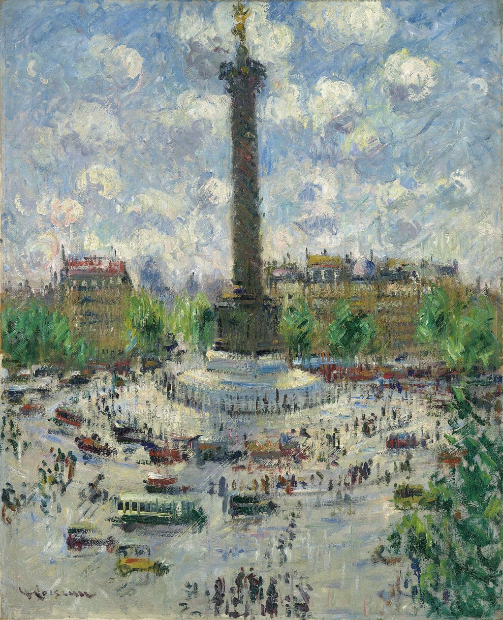 Place de la Bastille, ca. 1922 von Gustave Loiseau