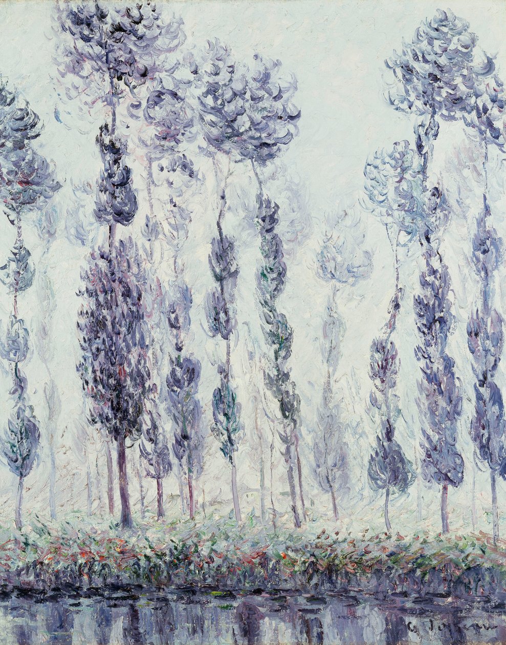 Pappeln an der Eure, 1900 von Gustave Loiseau