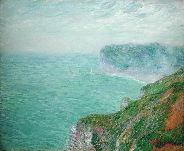 Die Klippen von Fecamp von Gustave Loiseau