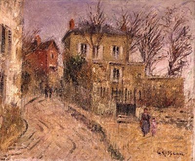 Das Dorfstraße von Gustave Loiseau