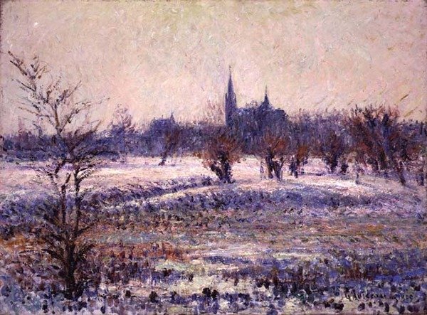 Weißer Frost von Gustave Loiseau