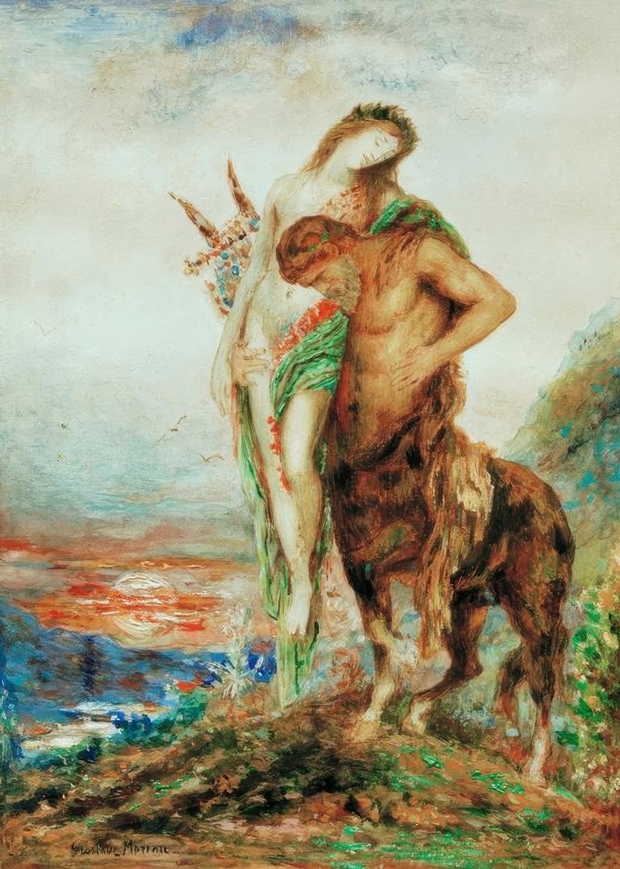 Der müde Zentaur von Gustave Moreau