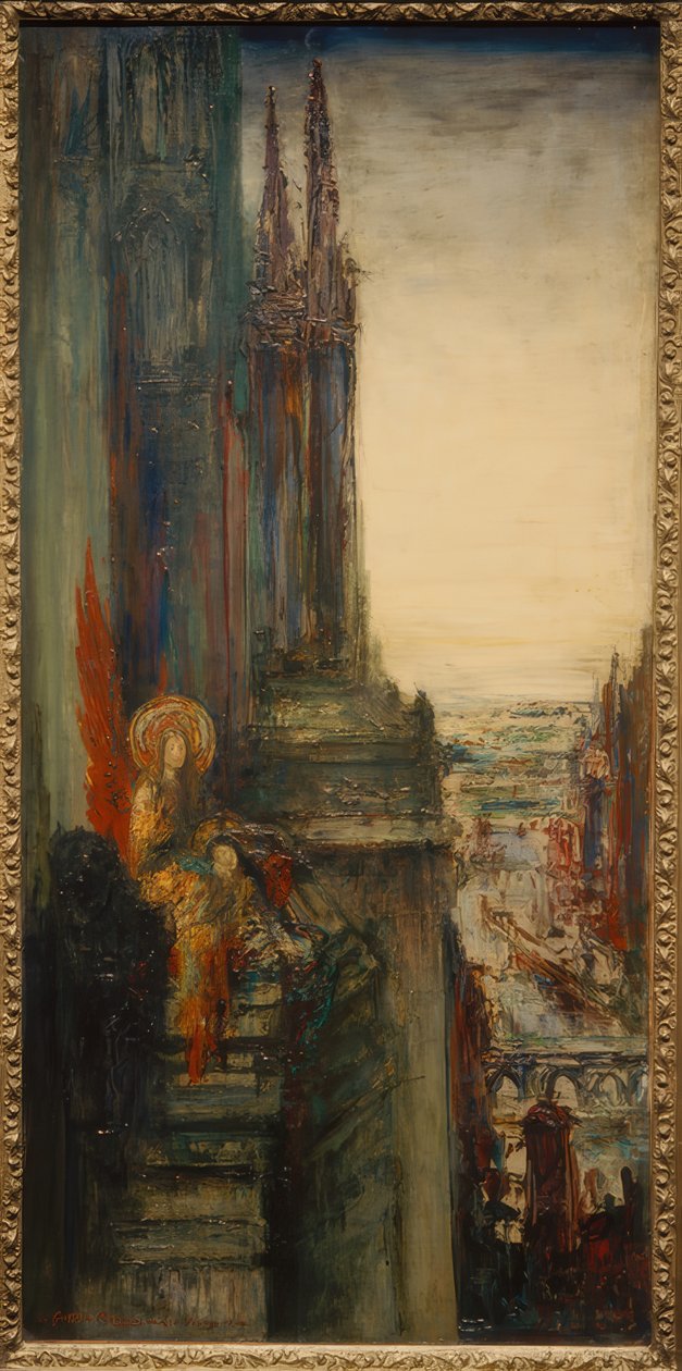 Die reisenden Engel von Gustave Moreau