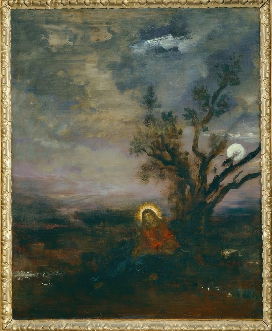 Christus im Garten Gethsemane von Gustave Moreau