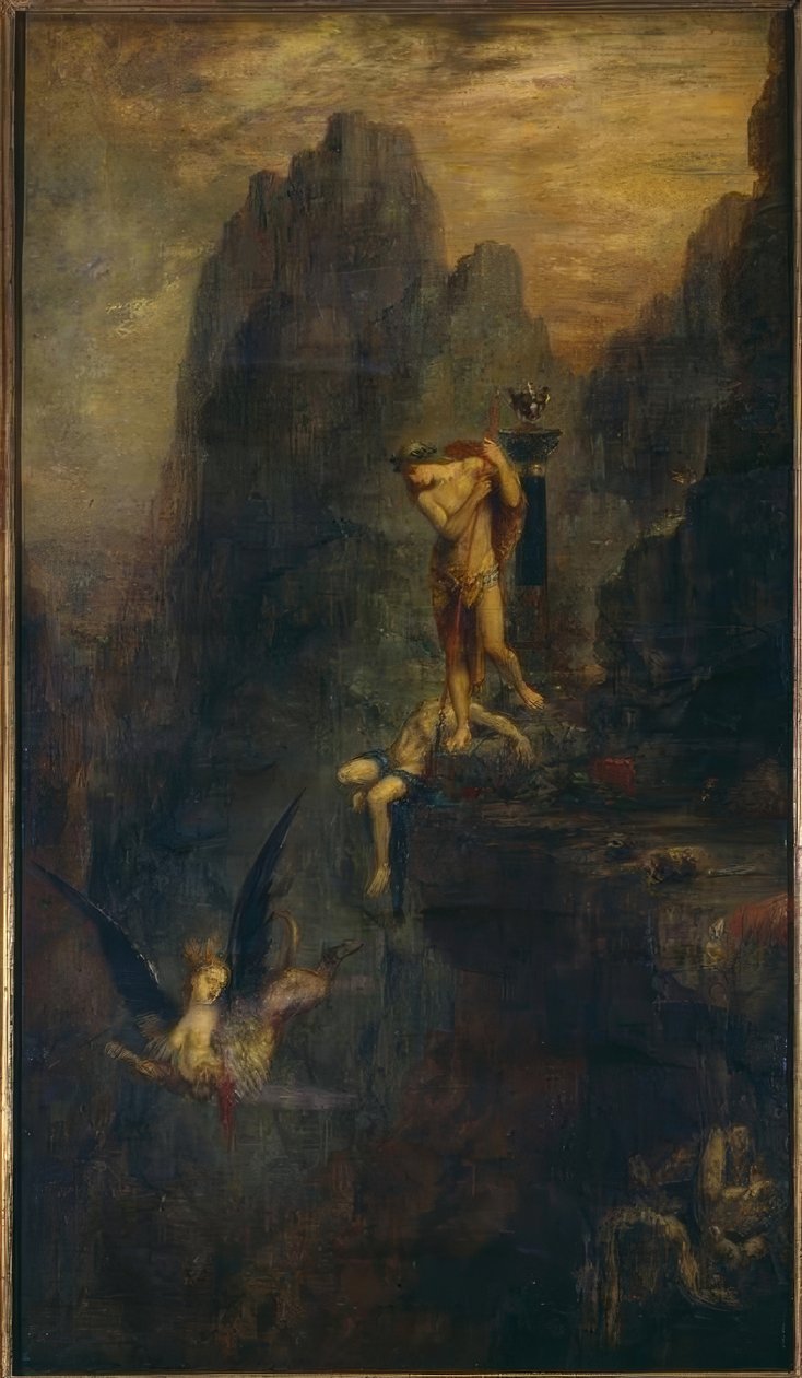 Der erratene Sphinx von Gustave Moreau