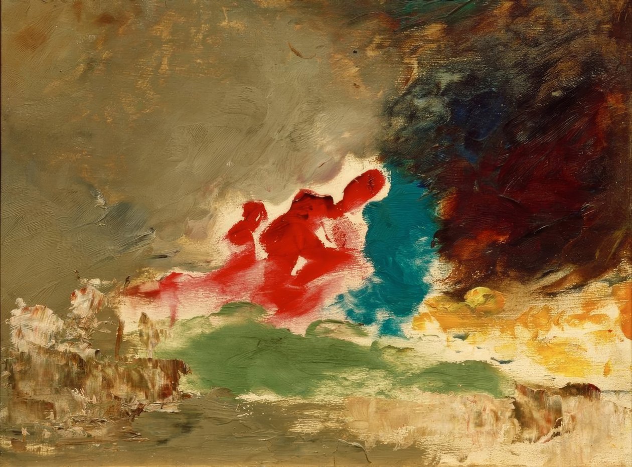 Ohne Titel (Farbskizze) von Gustave Moreau