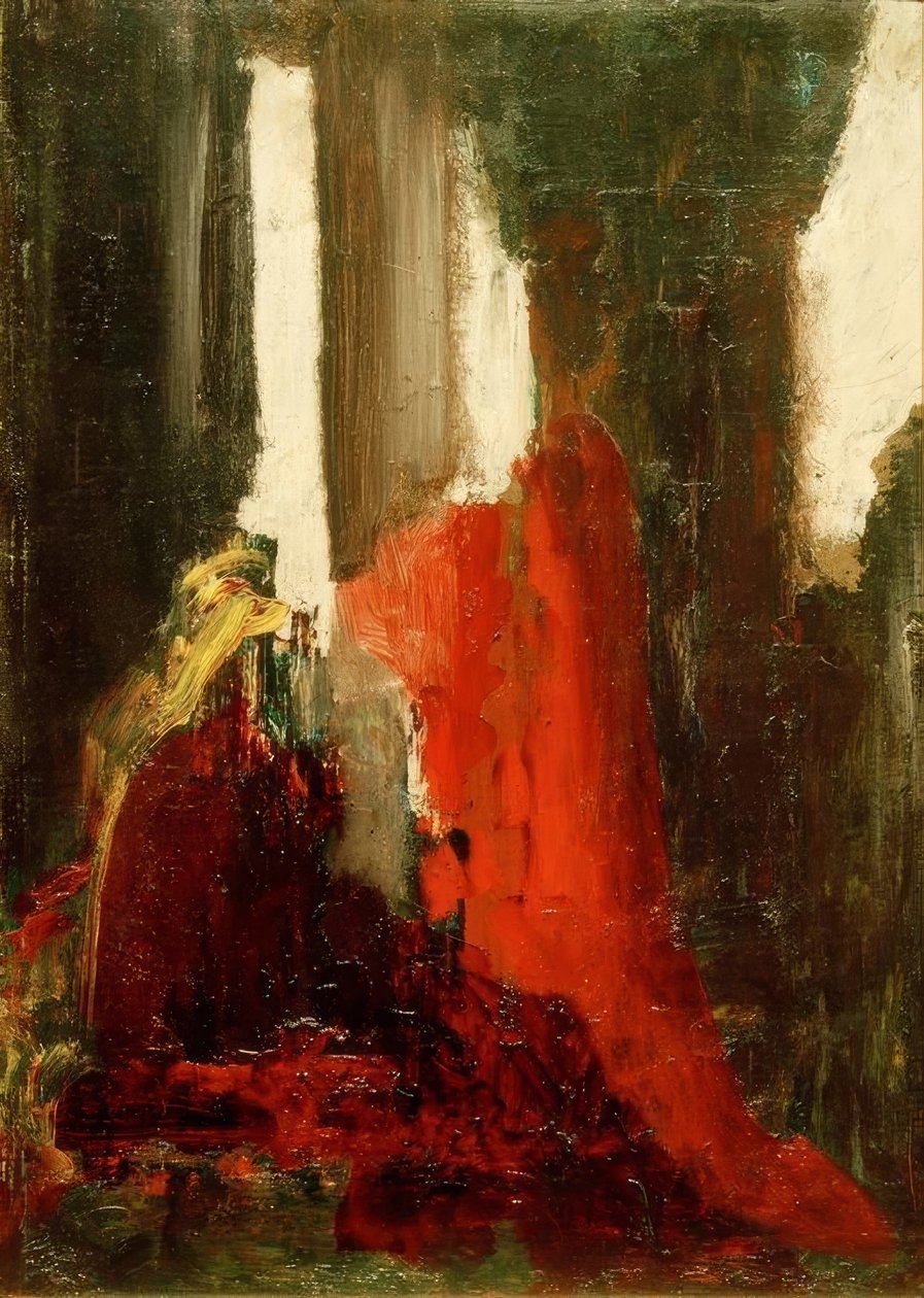 Ohne Titel (Farbskizze) von Gustave Moreau
