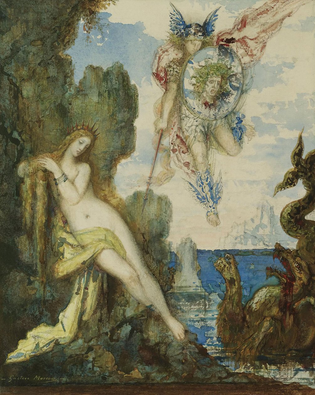 Perseus und Andromeda, 1882 von Gustave Moreau