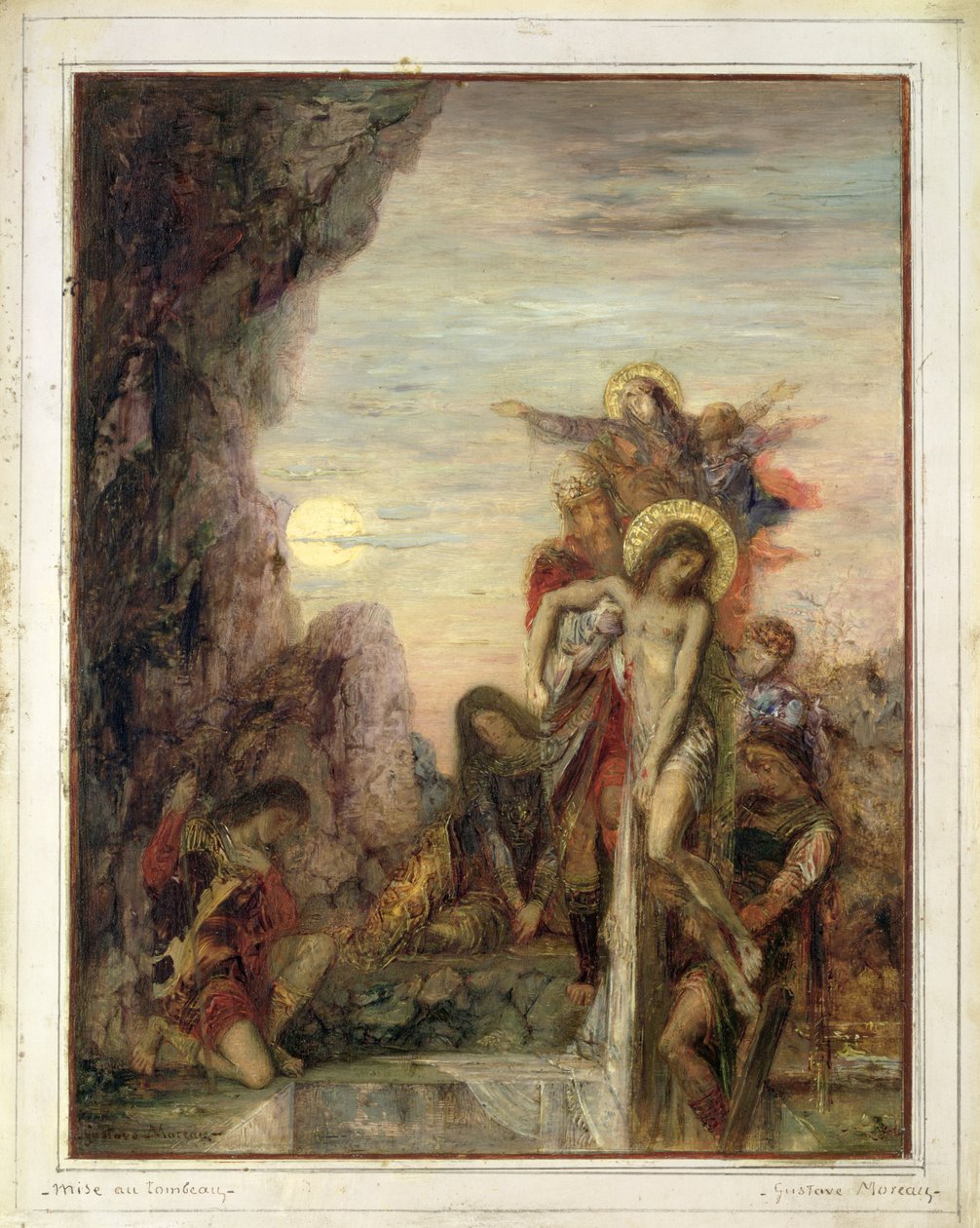 Die Grablegung von Gustave Moreau
