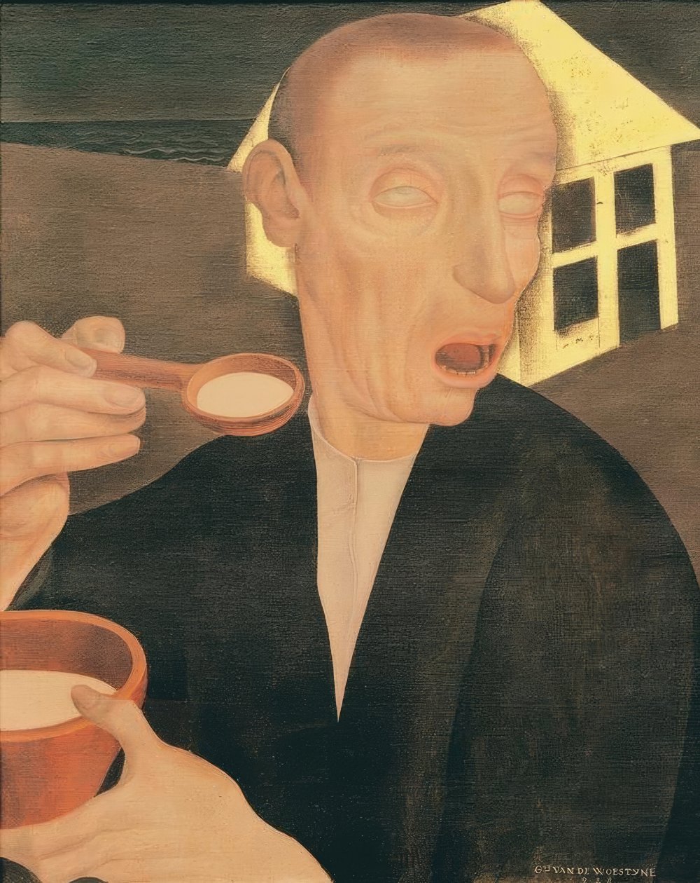 Der Blinde mit dem Brei von Gustave Van de Woestyne
