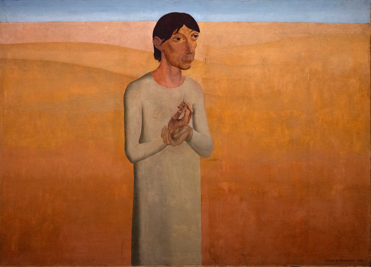 Christus in der Wüste von Gustave Van de Woestyne