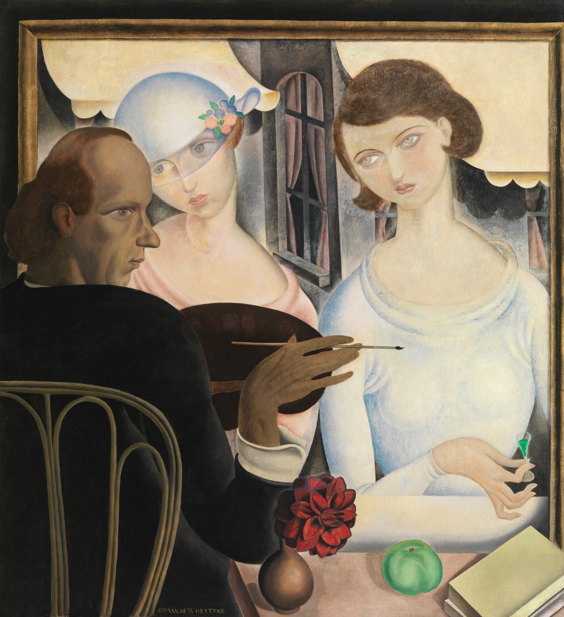 Die Likörtrinker von Gustave Van de Woestyne