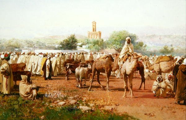 Arabisches Dorf von Gustavo Simoni