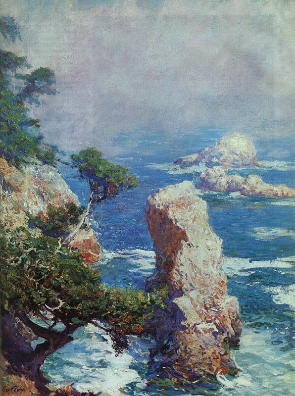 Nebel über Point Lobos von Guy Rose