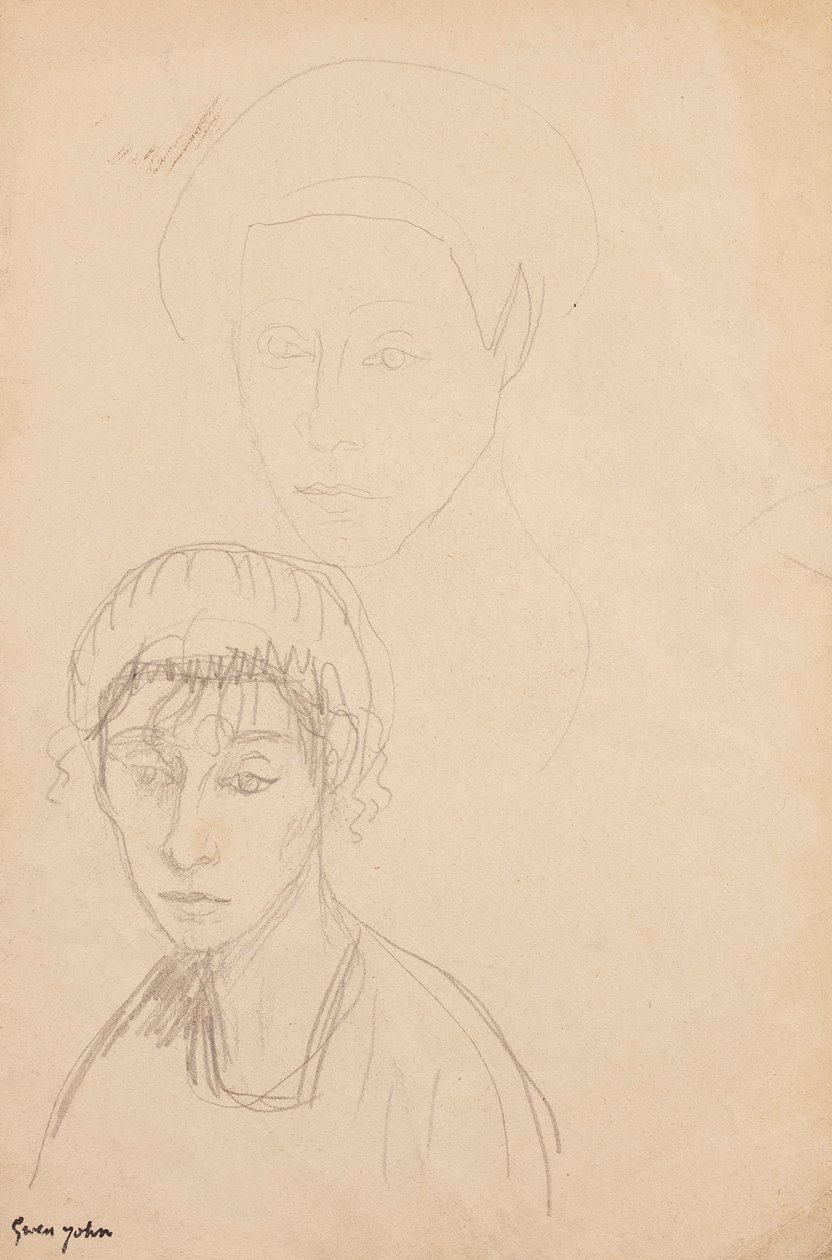 Chloë Boughton-Leigh, um 1907 von Gwen John