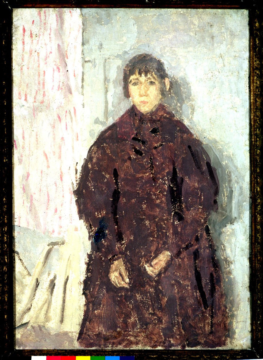 Mädchen in einem Maulbeerkleid, 1923 von Gwen John