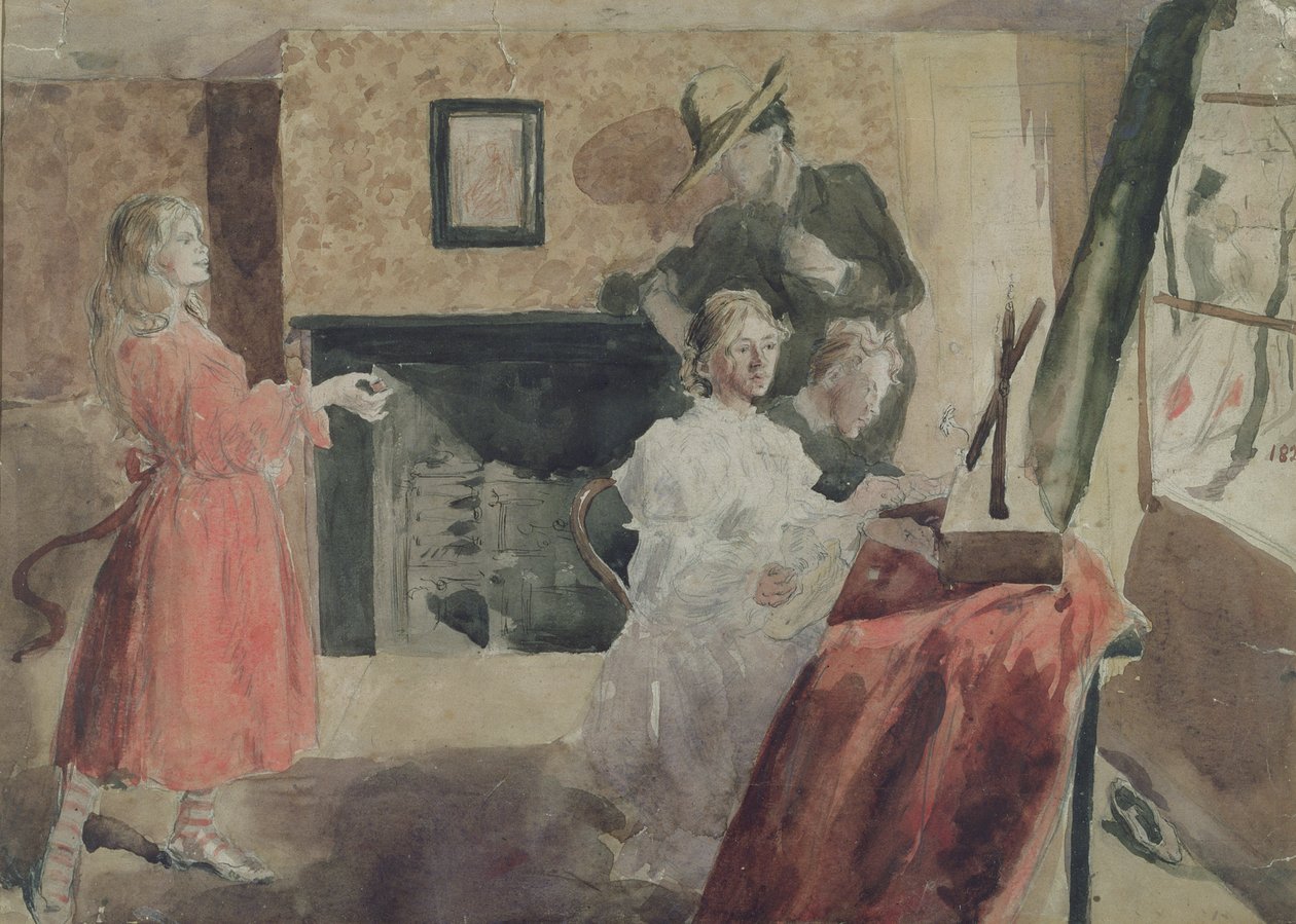 Porträtgruppe, 1897-98 von Gwen John