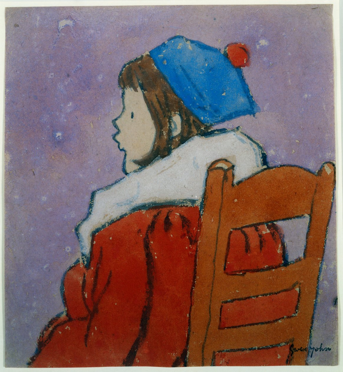 Kleines Profil, ca. 1920 von Gwen John