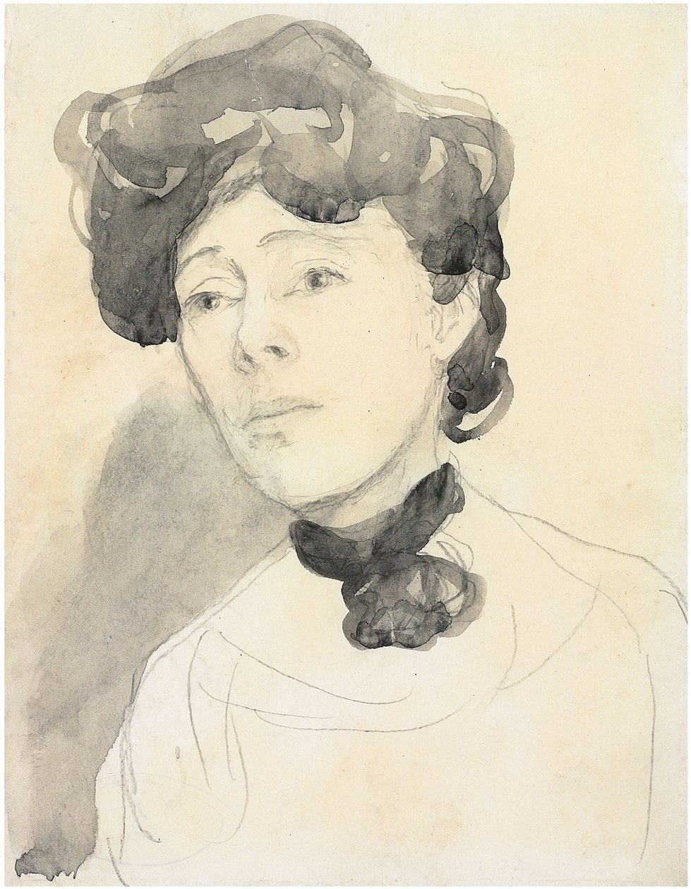 Porträt einer Dame, ca. 1909-1910 von Gwen John