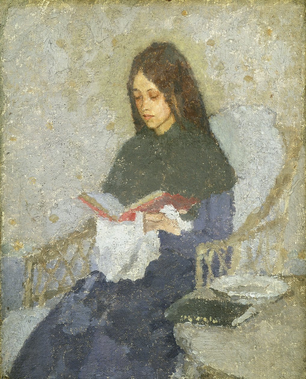Das kostbare Buch, ca. 1916-1926 von Gwen John