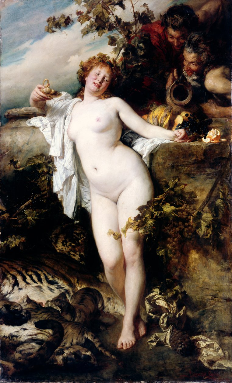 Bacchantin von Gyula Benczúr