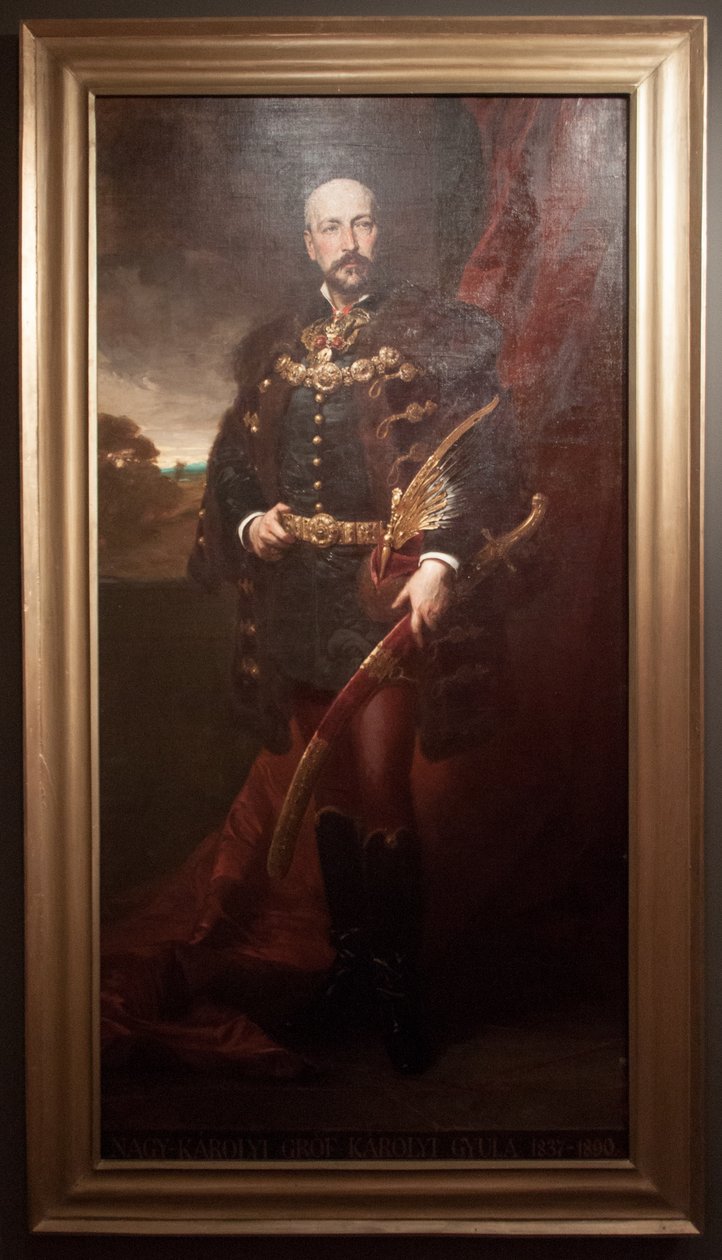 Porträt von Graf Gyula Károlyi von Gyula Benczúr