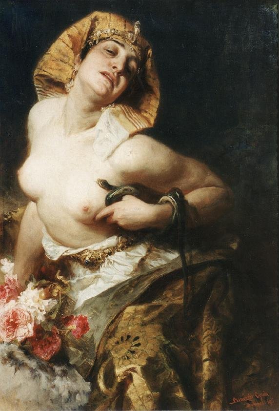 Kleopatra von Gyula Benczúr