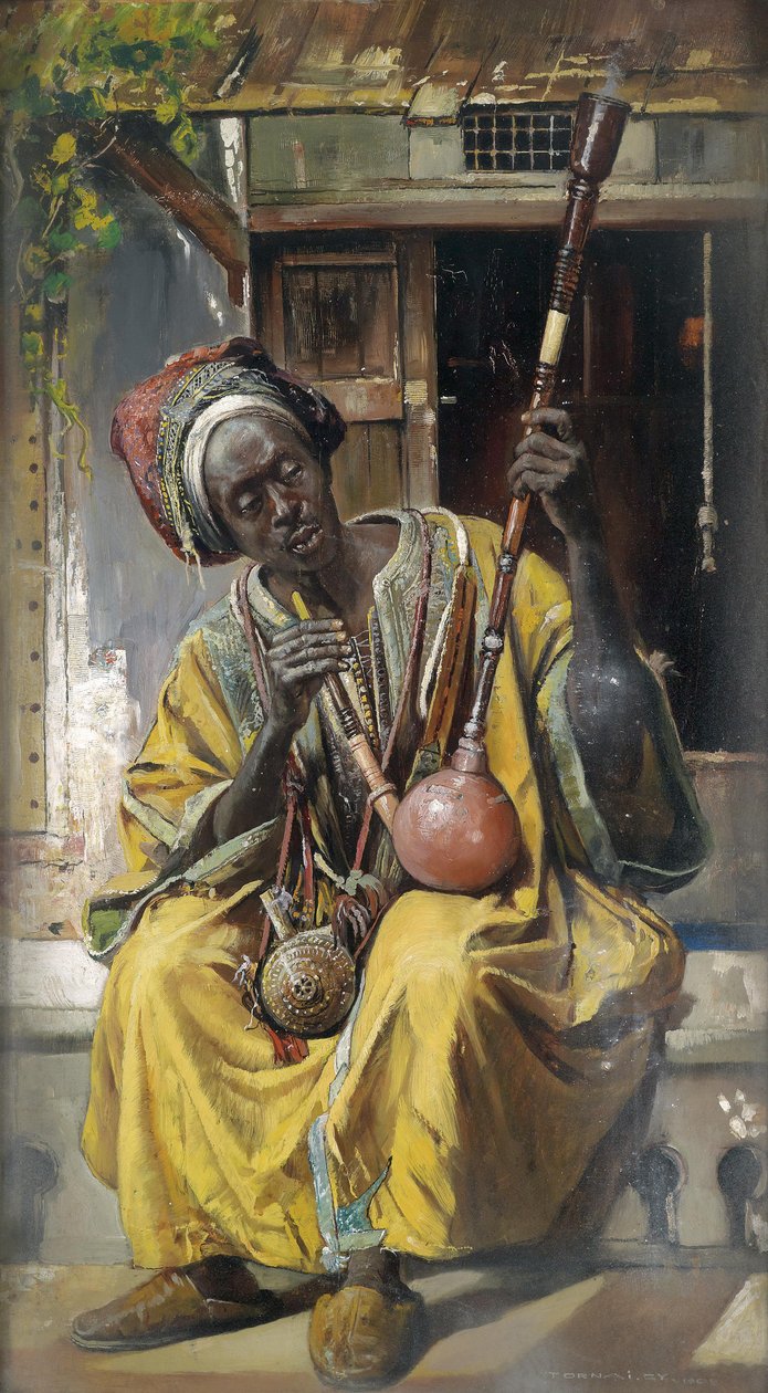 Der Wasserpfeifenraucher von Gyula Tornai