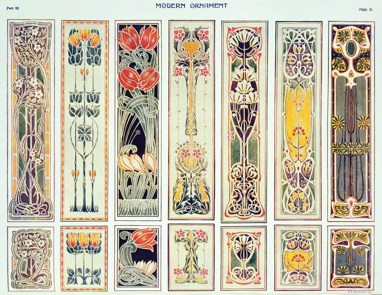 Auswahl an Plattendesigns, Platte IX aus 