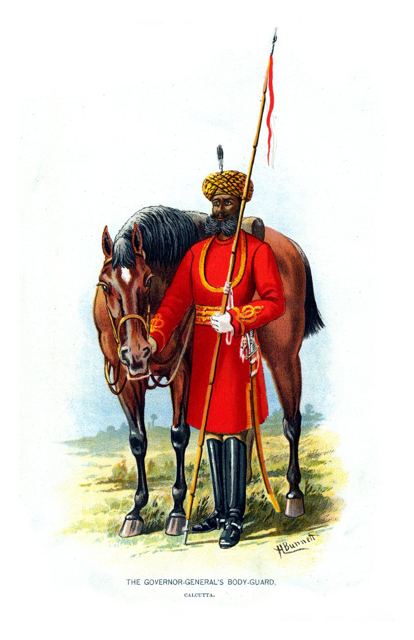 Die Leibgarde des Generalgouverneurs, ca. 1890 von H. Bunnett