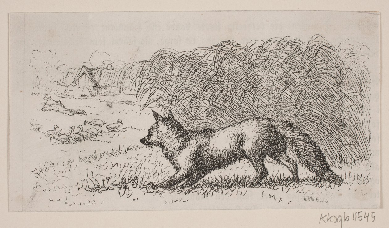 Illustration zu: "Hr. Mikkel" von H. C. Henneberg