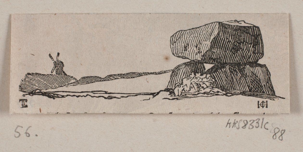 Illustration zu "Steinmonumente" von H. C. Henneberg