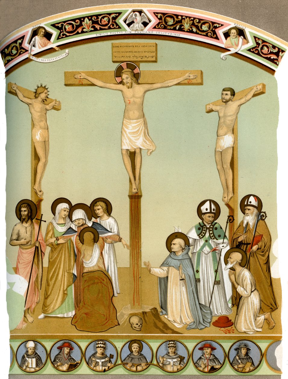 Christus am Kreuz von H Moulin