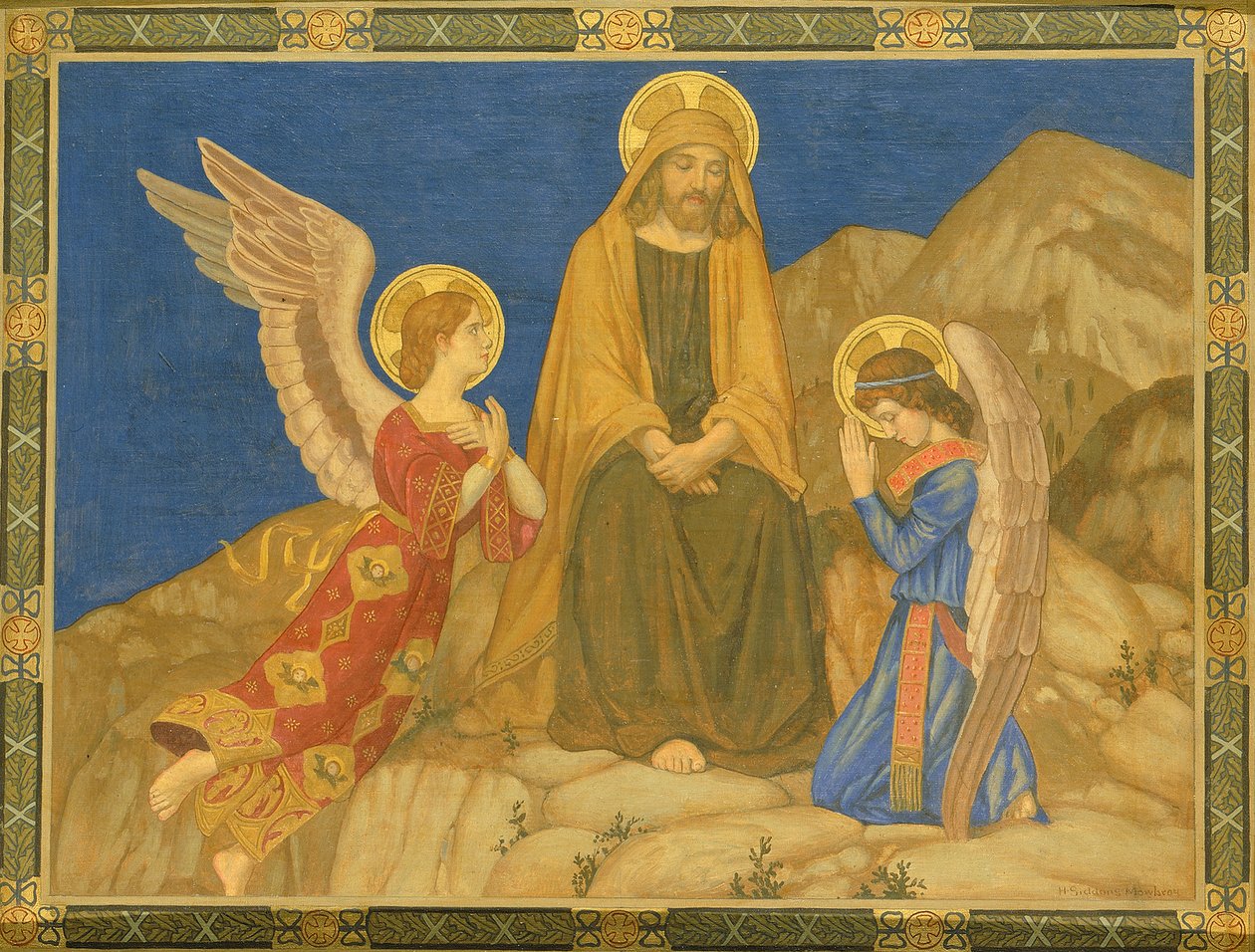 In der Wüste, 1915-1925 von H. Siddons Mowbray
