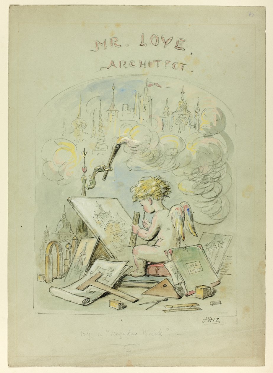 Herr Liebe, Architekt von Hablot Knight Browne