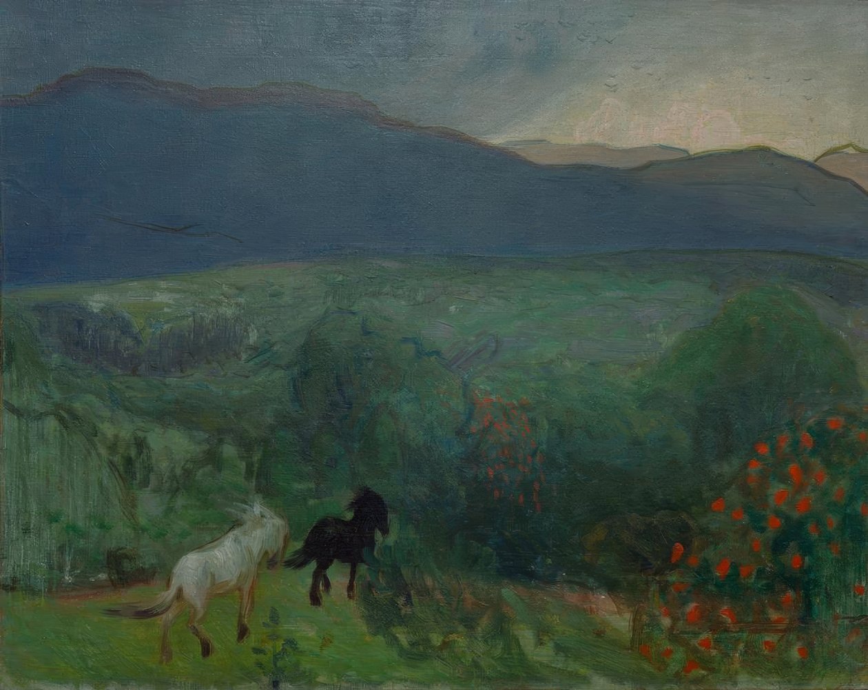 Aufziehendes Unwetter, Telemark von Halfdan Egedius