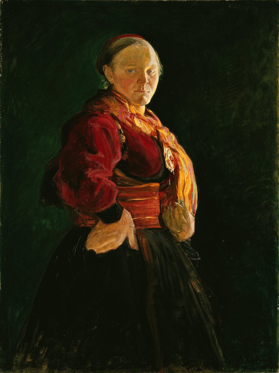 Porträt von Mari Clasen von Halfdan Egedius