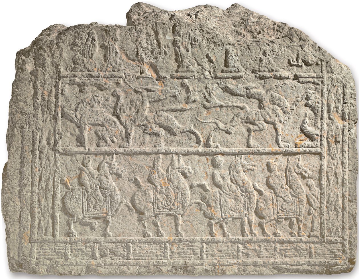 Seltene große Grabrelief von Han Dynasty Chinese School