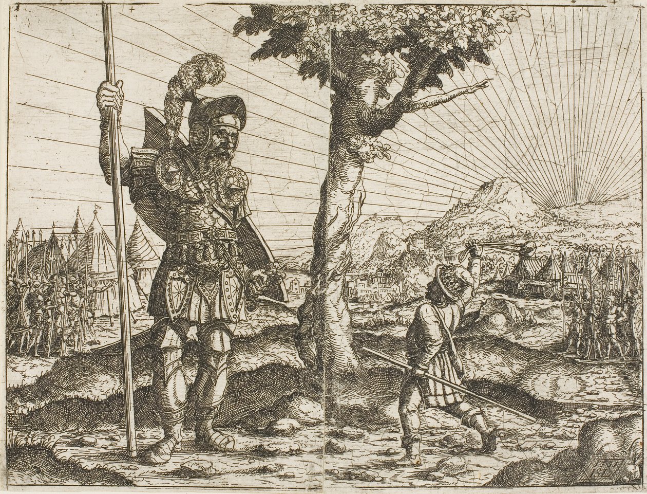 David und Goliath von Hanns Lautensack